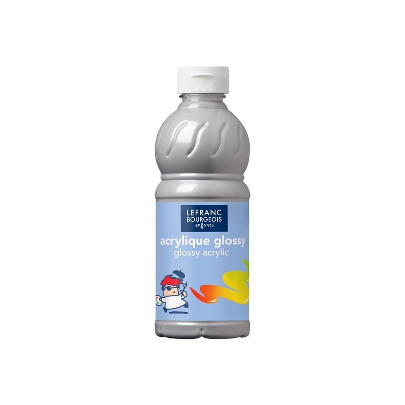 3013641883694-Lefranc Bourgeois - Peinture acrylique - argent - 500 ml-P_300051797_1-0