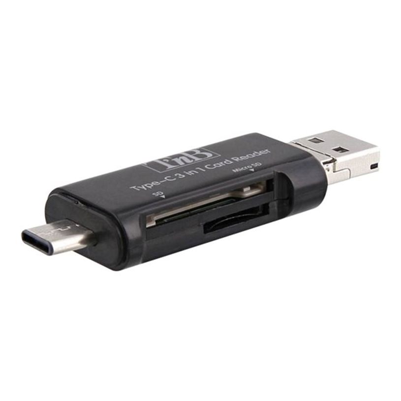 3303170084861-T'nB - Lecteur de carte - 3 en 1 (SD, micro SD) - micro USB 2.0/USB 2.0/USB-C-P_300053477_15-4