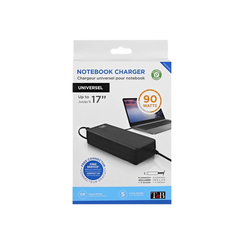 3303170064658-T'nB - Chargeur slim universel - 90 Watt pour notebook-P_300053565_1-4