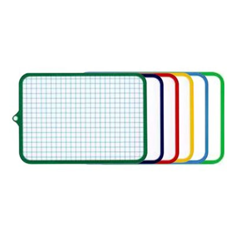 0403000538816-Wonday - Ardoise blanche - 18 x 26 cm - double face - blanc-P_300053881_1-0