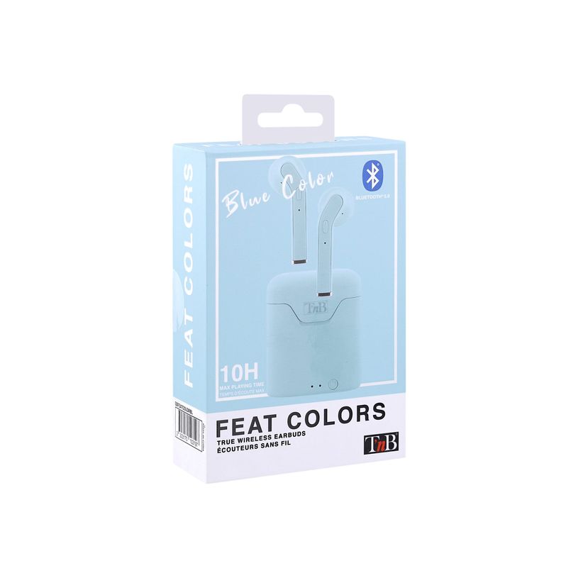 3303170103197-T'nB FEAT - Écouteurs sans fil avec micro - intra-auriculaire - Bluetooth - bleu-P_300054340_1-2