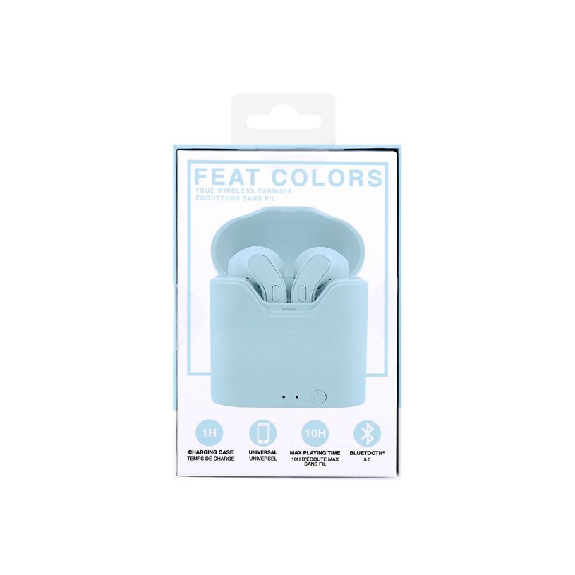3303170103197-T'nB FEAT - Écouteurs sans fil avec micro - intra-auriculaire - Bluetooth - bleu-P_300054340_2-3