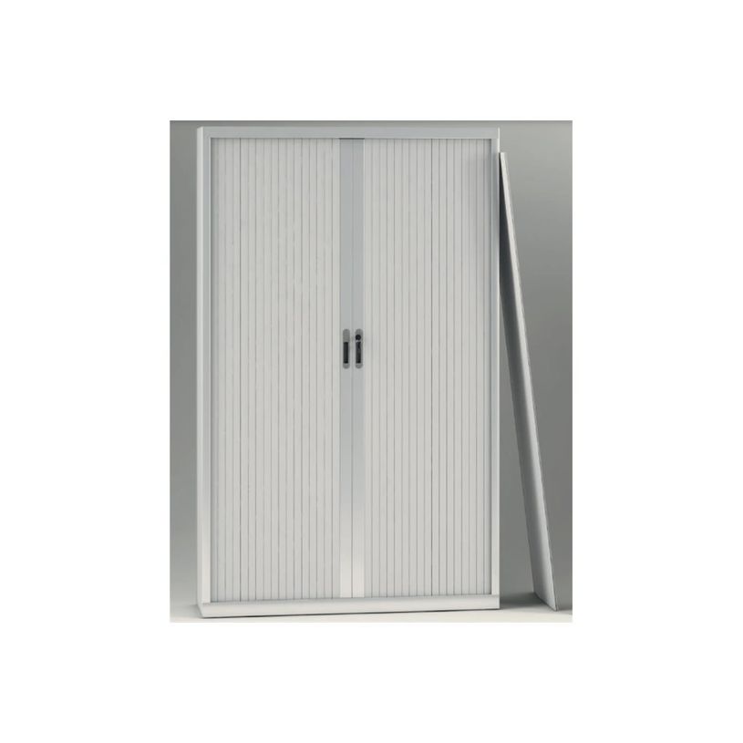 0403000550269-Armoire basse ARENA monobloc à rideaux - 198x120x45 cm - 2 portes-P_300055026_1-0