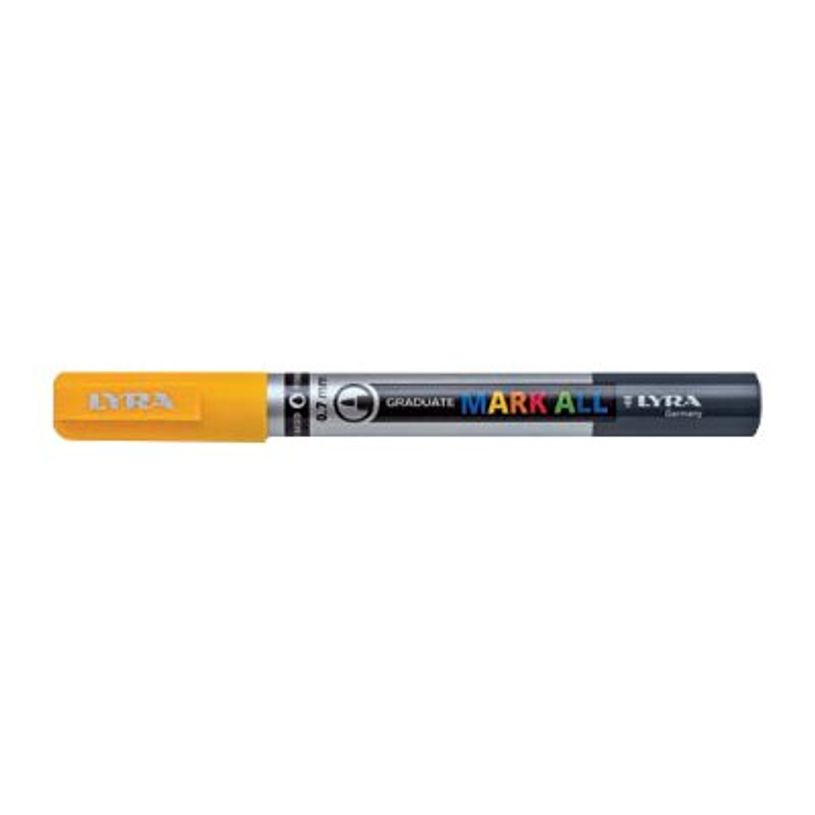 4084900604007-Lyra Graduate Mark All - Marqueur - blanc - encre à l'eau - 0.7 mm - fin-P_300055819_1-0