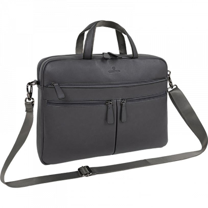 3108723213749-Oberthur Bradford - Sac à bandoulière pour ordinateur portable - 15.6" - gris-P_400000067_2-0