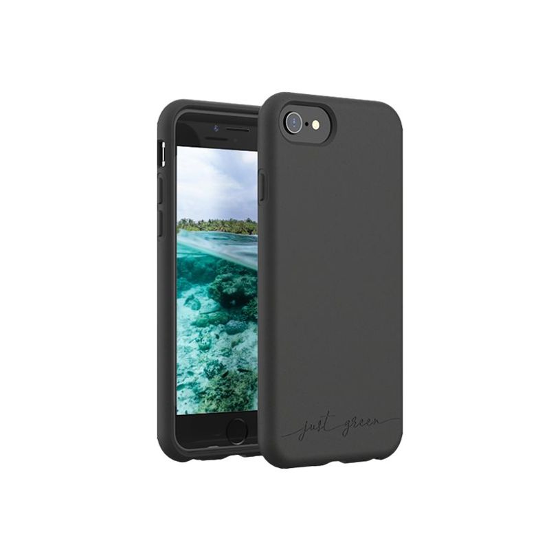 3571211427124-Just Green - Coque de protection souple pour Iphone SE (2020)/8/7/6S/6 - noir-P_400000312_1-0