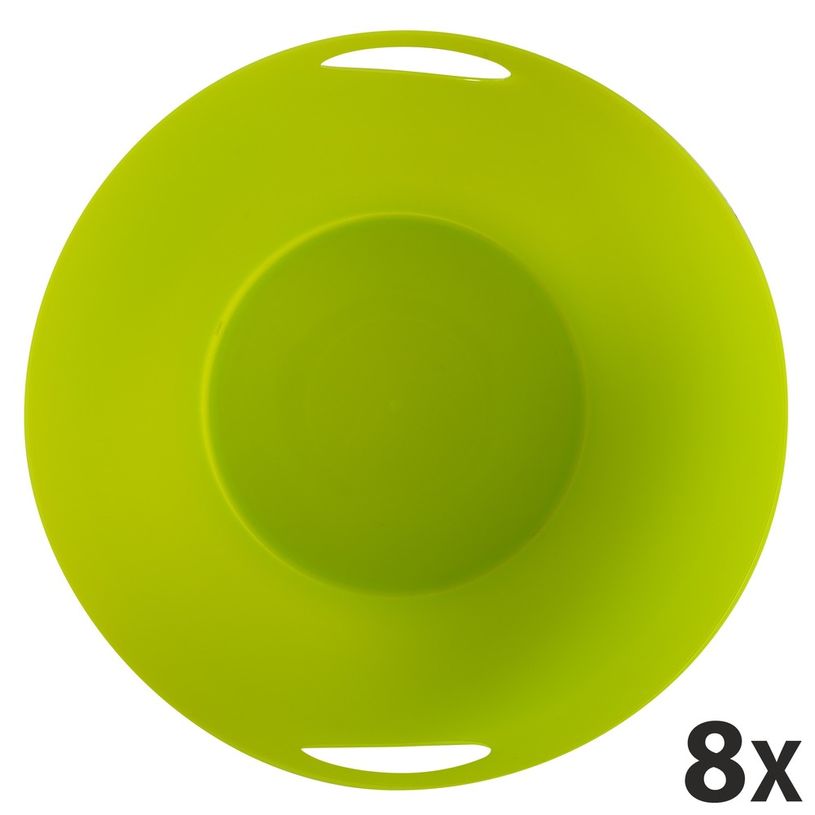 9002493032163-Exacompta Ecobin - 8 Corbeilles à papier 15L - vert anis translucide-P_400001787_1-0