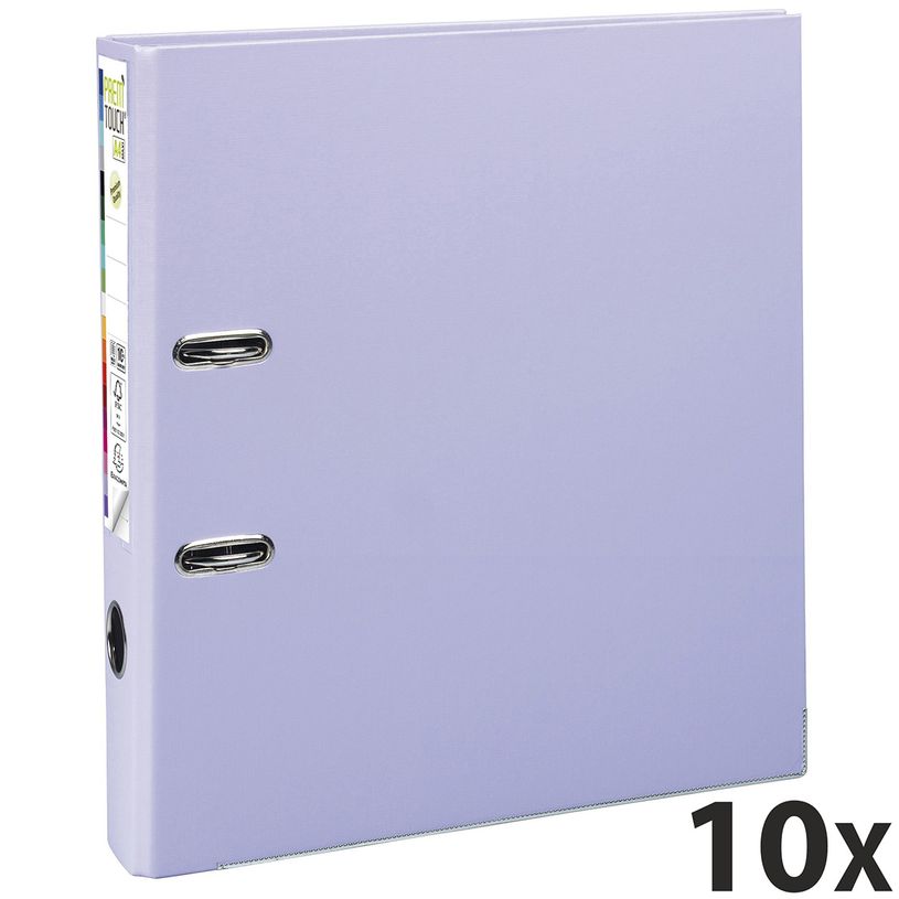 3130631531073-Exacompta Prem'Touch - 10 Classeurs à levier - Dos 50 mm - A4 Maxi - pour 400 feuilles - -P_400001847_1-0