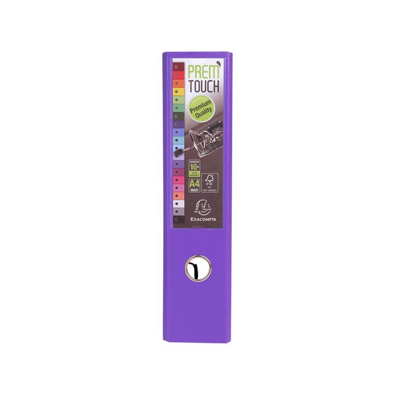 3130632533571-Exacompta Prem'Touch - 10 Classeurs à levier - Dos 80 mm - A4 Maxi - pour 600 feuilles - -P_400001865_3-2