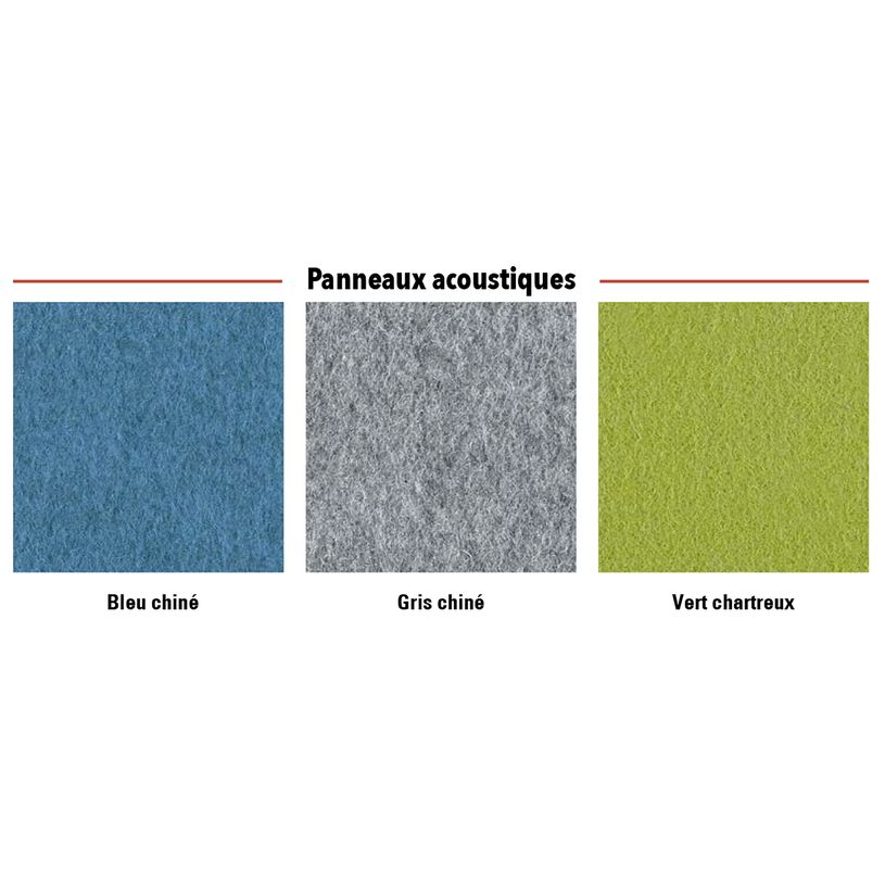 3253310170049-Banquette acoustique IN'TEAM - L170 x H 150 x P170 cm - 3 places - structure chêne clair et car-P_400001900_2-1