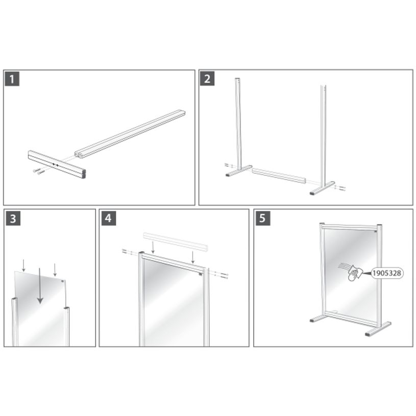 5028252617314-Nobo Premium Plus - Cloison de séparation - 140 x 100 cm - acrylique clair-P_400003016_4-3