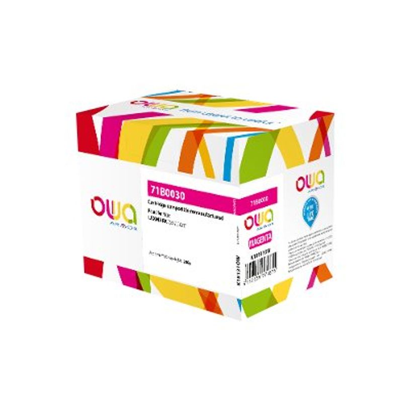 3112539774875-Cartouche laser compatible Lexmark 71B0030 - magenta - Owa K18131OW-P_400003248_3-2