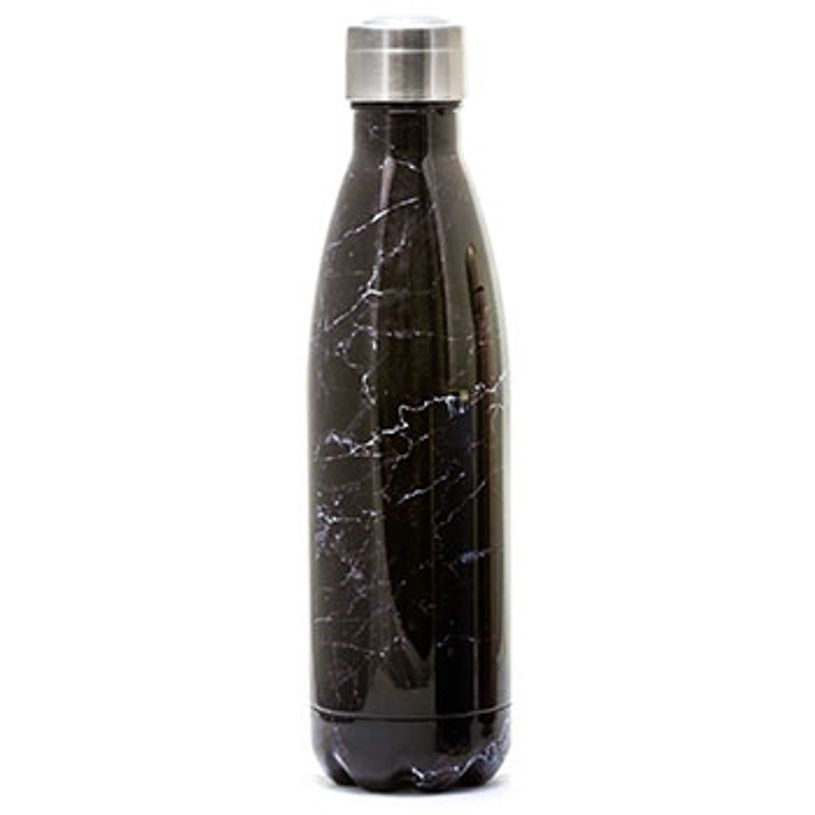 3411800015526-Gourde Bouteille isotherme - marbré noir - Yoko Design-P_400004926_1-0