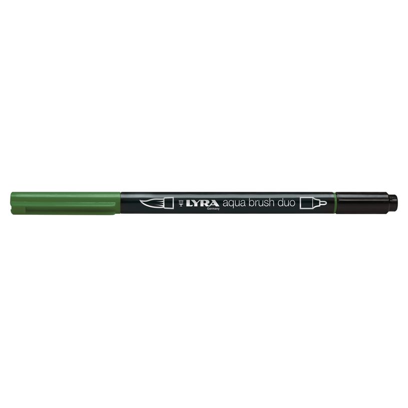 4084900603758-Lyra Aqua Brush Duo - Feutre pinceau double pointe - vert olive-P_400005309_1-0