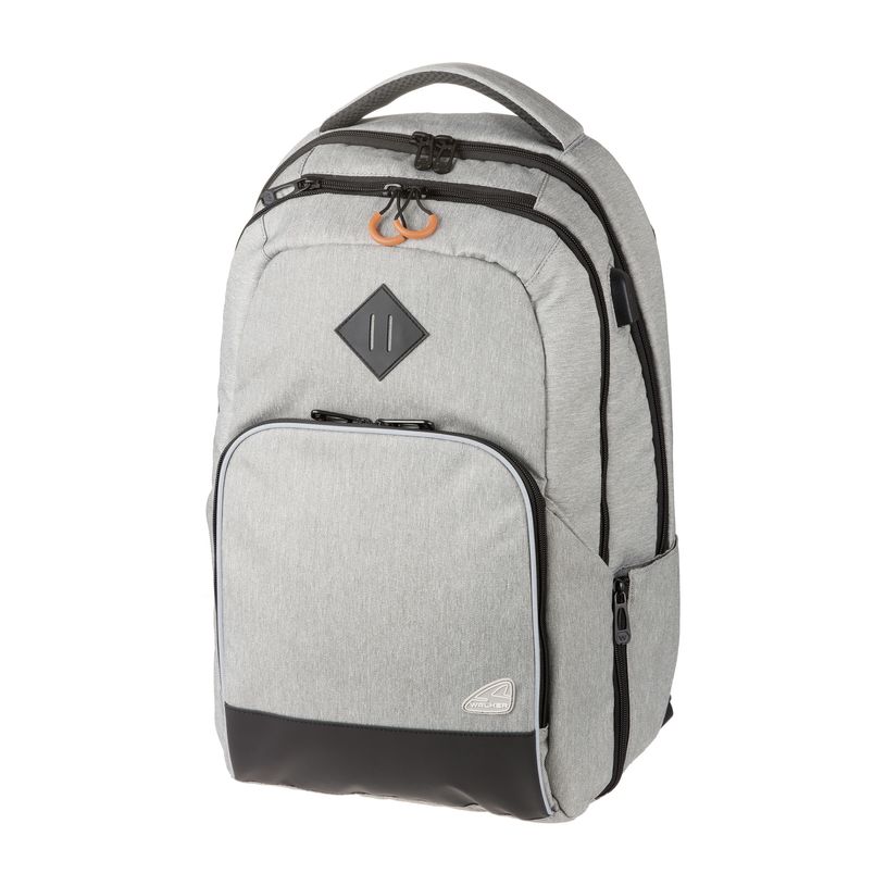 9002638218797-Walker Collège - Sac à dos gris clair - 2 compartiments - Carpentras-P_400006117_1-0