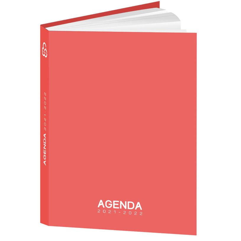 3592930017465-Agenda Monochrome corail - 1 jour par page - 12,5 x 17,5 cm - Bouchut-P_400006197_5-1