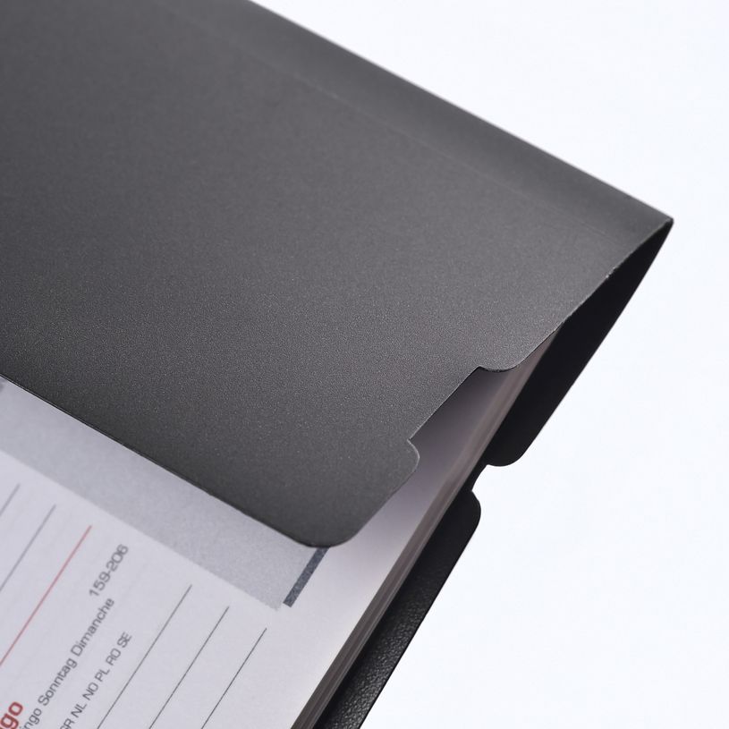3147280205248-Agenda Oxford Office - 1 semaine sur 2 pages - 10 x 15 cm - gris/noir - Hamelin-P_400007214_5-3