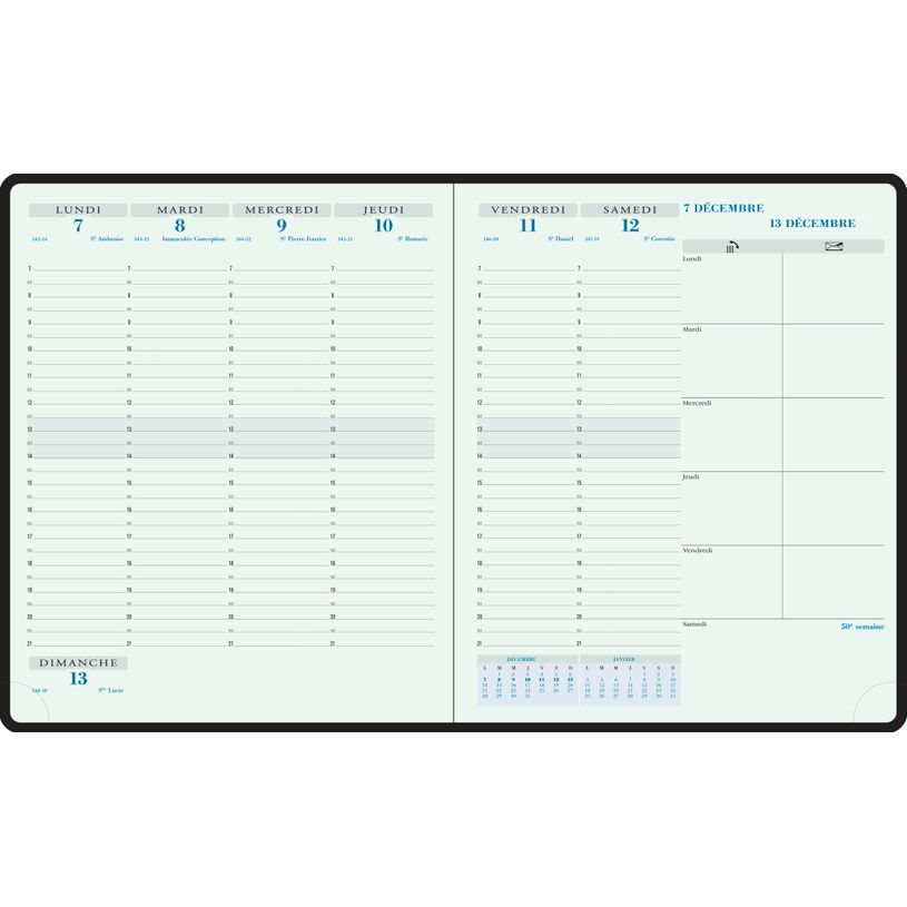 0404000073369-Barbara Horizons 27 - Agenda 1 semaine sur 2 pages - 21 x 27 cm - noir - Exacompta-P_400007336_2-1