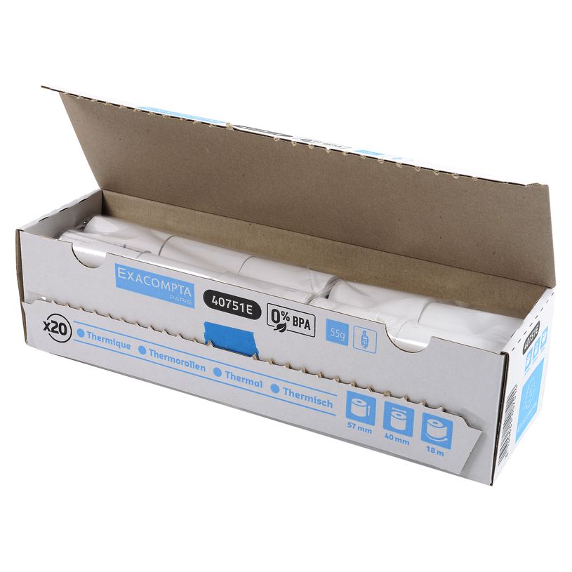 3130633407512-Exacompta - 6 Boîtes de 20 Bobines thermiques - rouleaux TPE - 57 x 40 x 12 mm - sans Bis-P_400007613_2-1