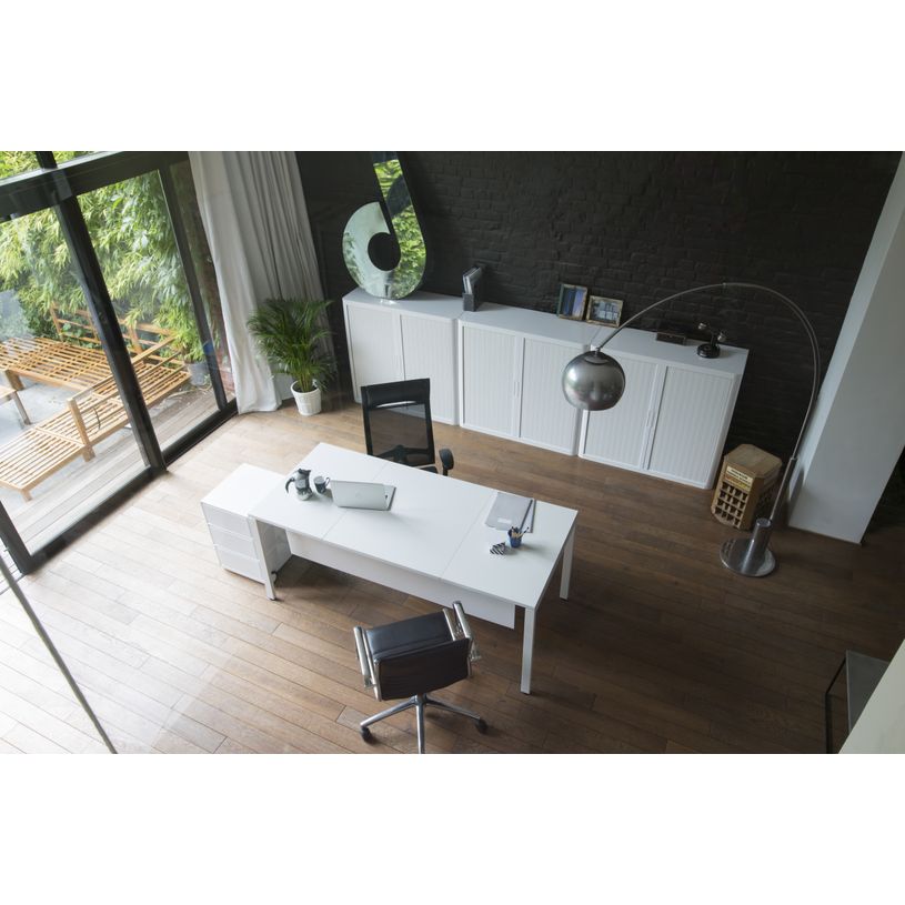 3660141251272-Bureau droit EASYDESK - L180 x P80 cm  - Blanc-P_400008929_2-1
