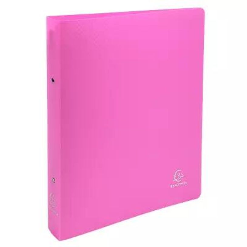 3130632546946-Exacompta Opak - Classeur 2 anneaux - Dos 40 mm - A4 Maxi - rose-P_400010417_1-0