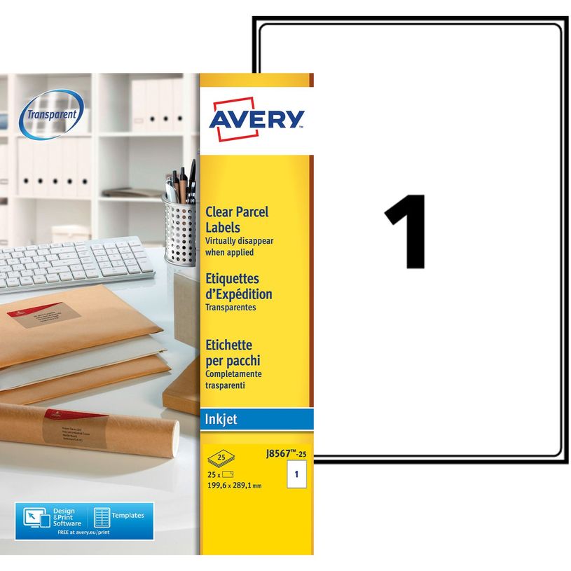 3266550025062-Avery - étiquettes d'adresses transparentes - 25 étiquette(s) - A4-P_400011392_1-0
