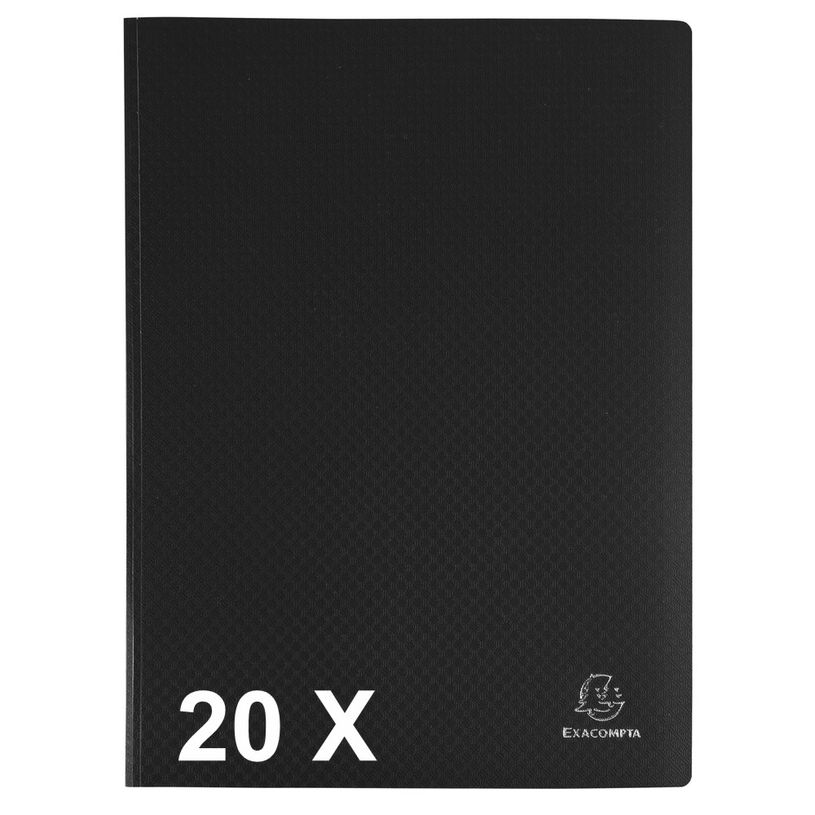 3130632088217-Exacompta Opak - 20 Porte vues - 40 vues - A4 - noir-P_400011710_1-0