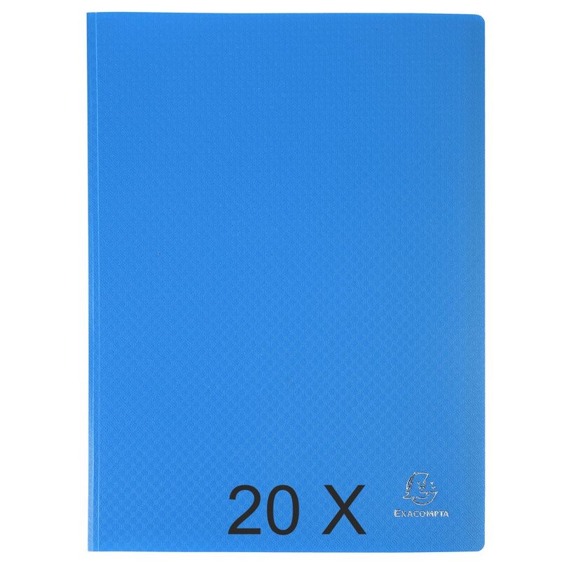 3130632088224-Exacompta Opak - 20 Porte vues - 40 vues - A4 - bleu clair-P_400011711_1-0