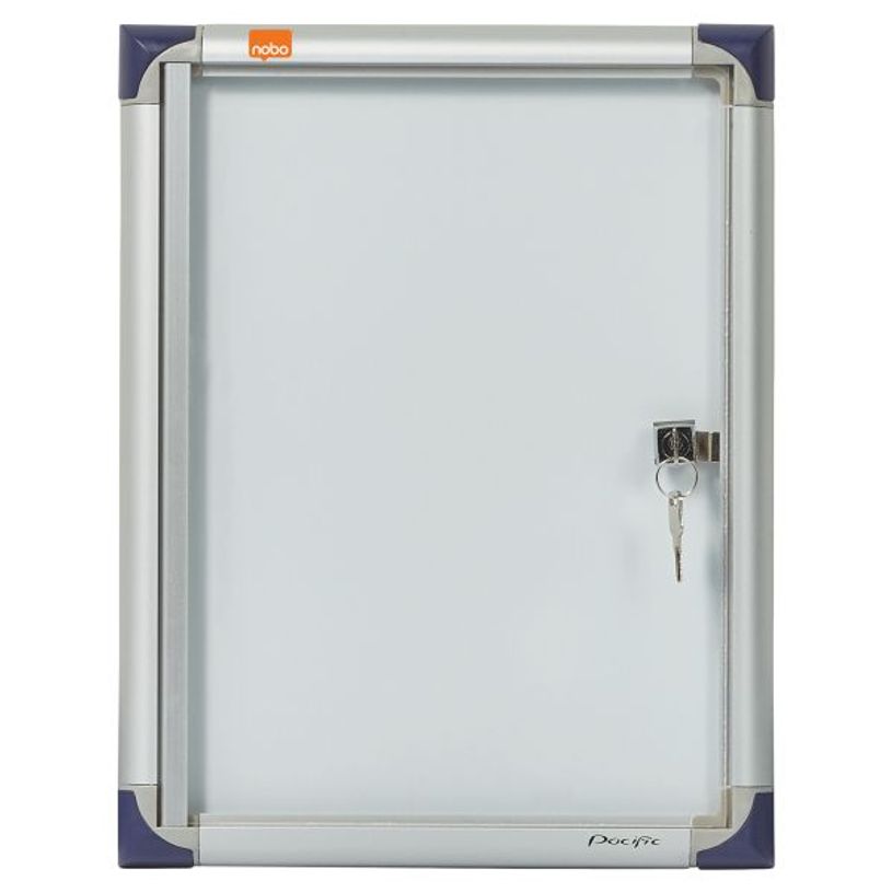 5028252158725-Nobo - Vitrine d'intérieur extra plate - 1 feuilles A4 - surface magnetique - porte battante - 30 x 38--0