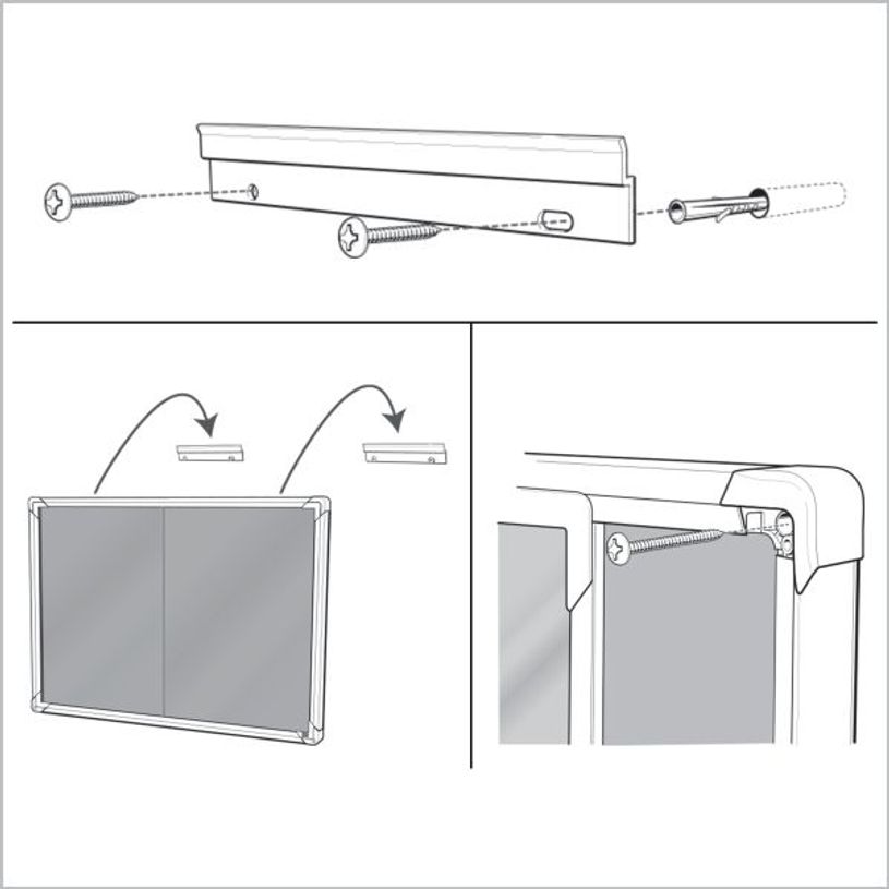 5028252063760-Nobo - Vitrine d'affichage - 12 feuilles A4 - surface magnetique - porte coulissante - 92,2 x 96,7 x 6,--4