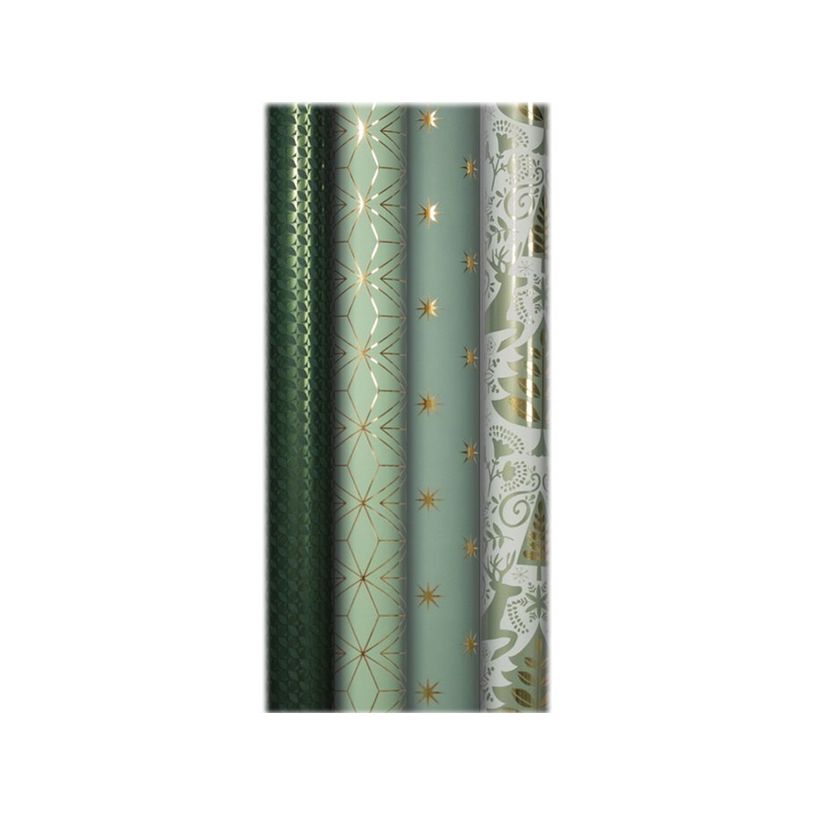 3329682128916-Clairefontaine Premium Dans les bois - Papier cadeau - 70 cm x 2 m - disponible dans diff