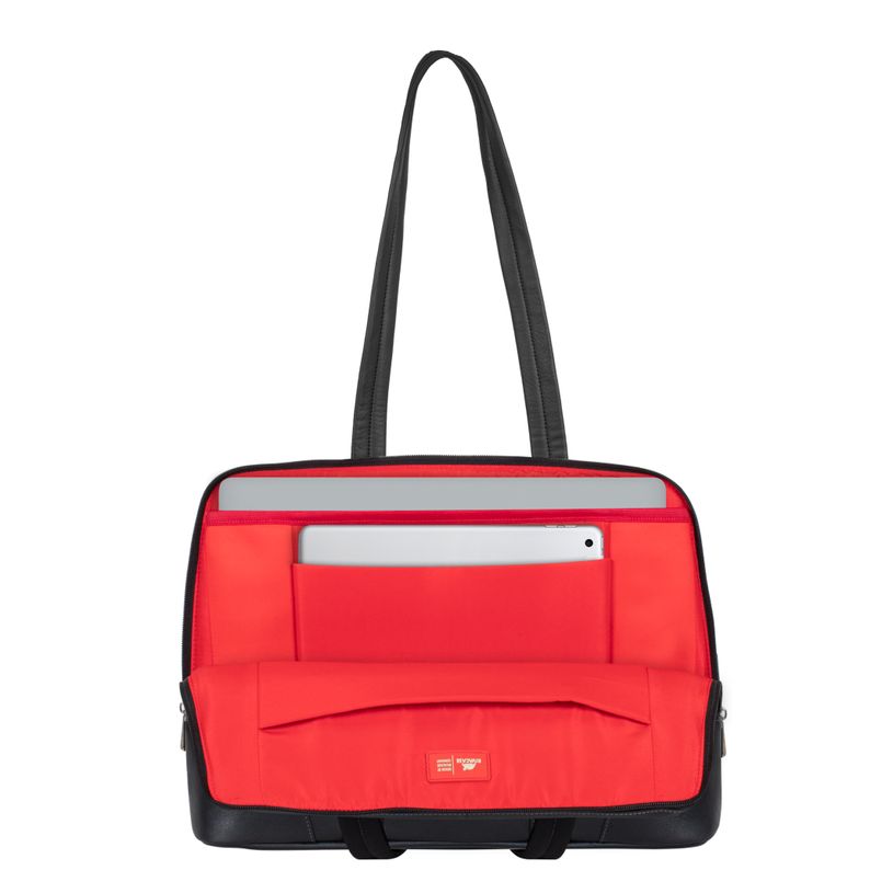 4260403579138-RIVACASE Orly - Sacoche féminine pour ordinateur portable 14" - noir-P_405113038_13-4