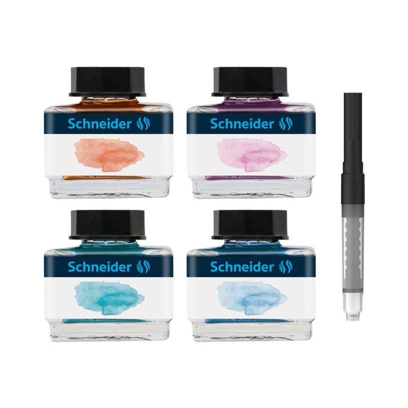 4004675148179-Schneider- Coffret de 4 encres liquides - 15 ml - couleurs pastels assorties-P_405113467_2-1