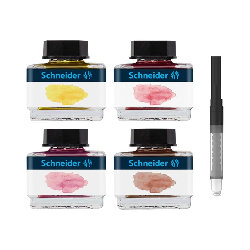 4004675148193-Schneider- Coffret de 4 encres liquides - 15 ml - couleurs pastels assorties-P_405113468_2-1