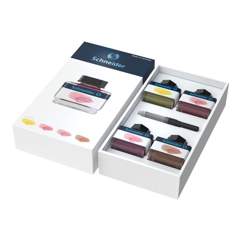 4004675148193-Schneider- Coffret de 4 encres liquides - 15 ml - couleurs pastels assorties-P_405113468_3-2