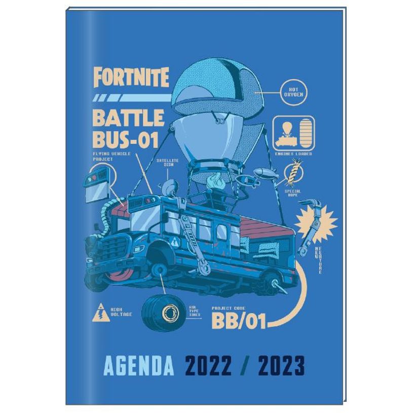 3666311007373-Agenda Fortnite Battle Bus - 1 jour par page - 12 x 17 cm - Bagtrotter-P_405114107_1-0