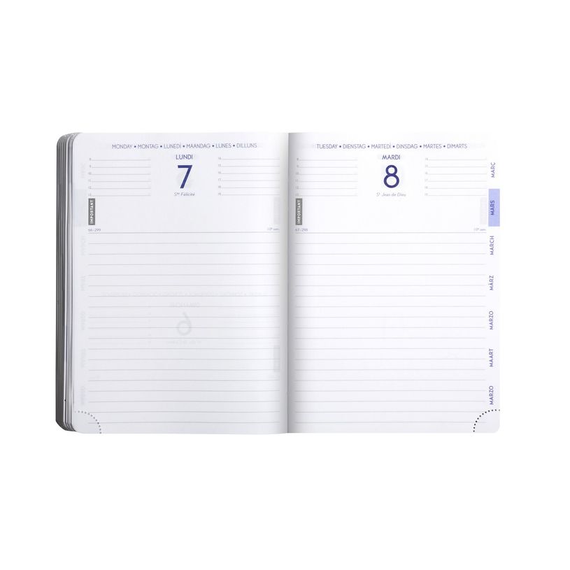3660942075831-Agenda Samouraï Cerisier - 1 jour par page - 12 x 17 cm - Exacompta-P_405114250_2-1