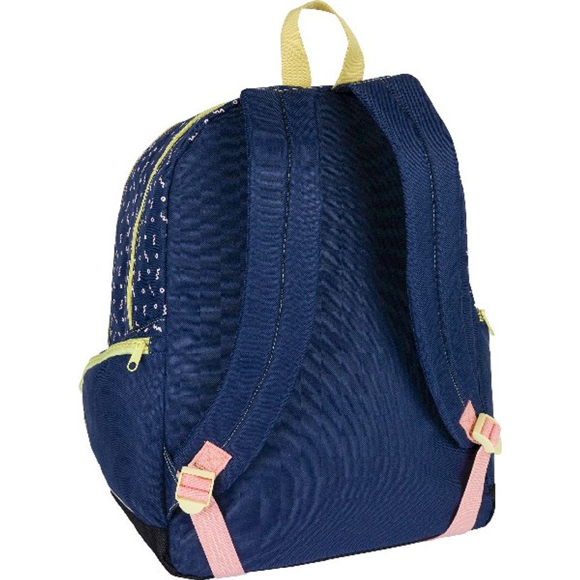 3664447122656-Sac à dos Mr Wonderful - 2 compartiments - marine et corail - Oberthur-P_405114777_2-1