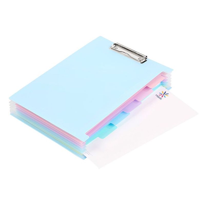 3135259991155-Viquel Rainbow Pastel - trieur à soufflet - pour A4 - à onglets - disponible en différe-P_405118852_4-3