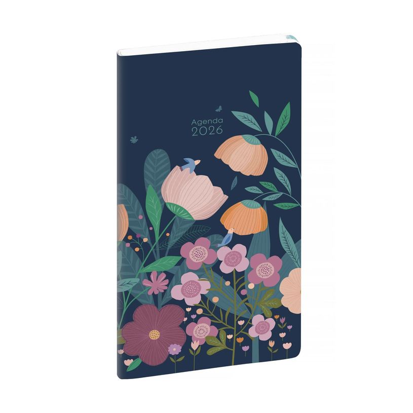 3660942078023-Agenda de poche Mini Labo - 1 semaine sur 2 pages - 9 x 17,5 cm - bleu - Exacompta--0