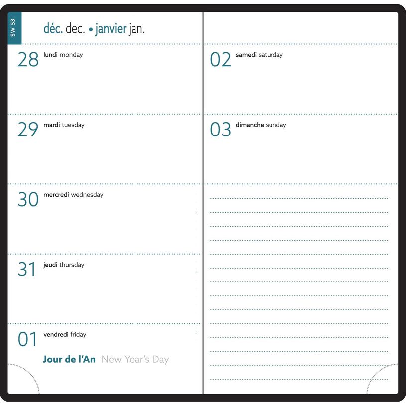 3660942078023-Agenda de poche Mini Labo - 1 semaine sur 2 pages - 9 x 17,5 cm - bleu - Exacompta--1