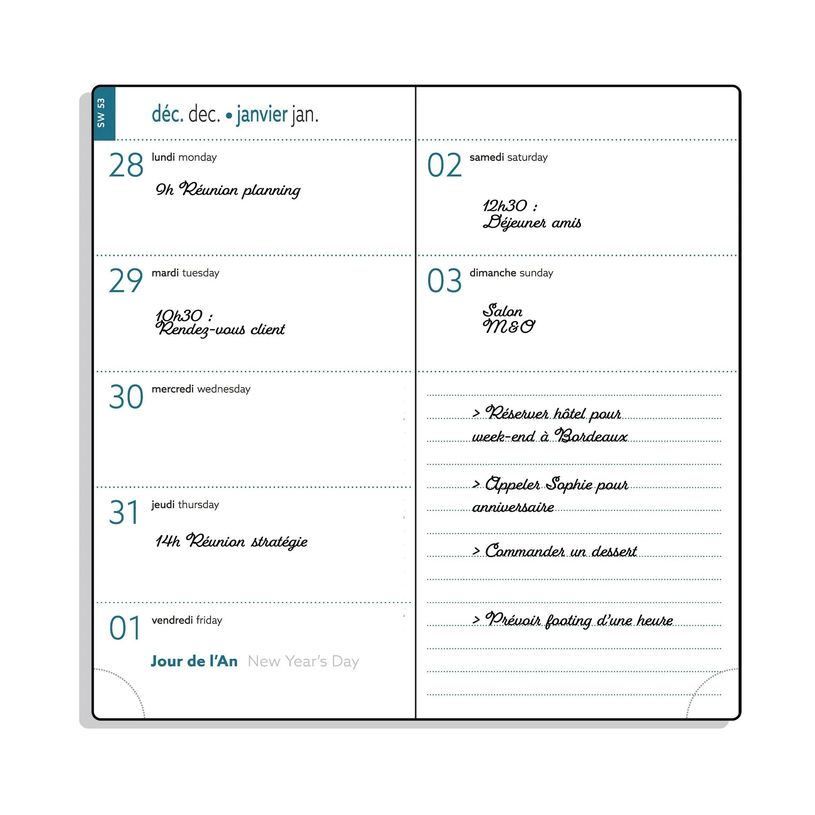 3660942078023-Agenda de poche Mini Labo - 1 semaine sur 2 pages - 9 x 17,5 cm - bleu - Exacompta--2