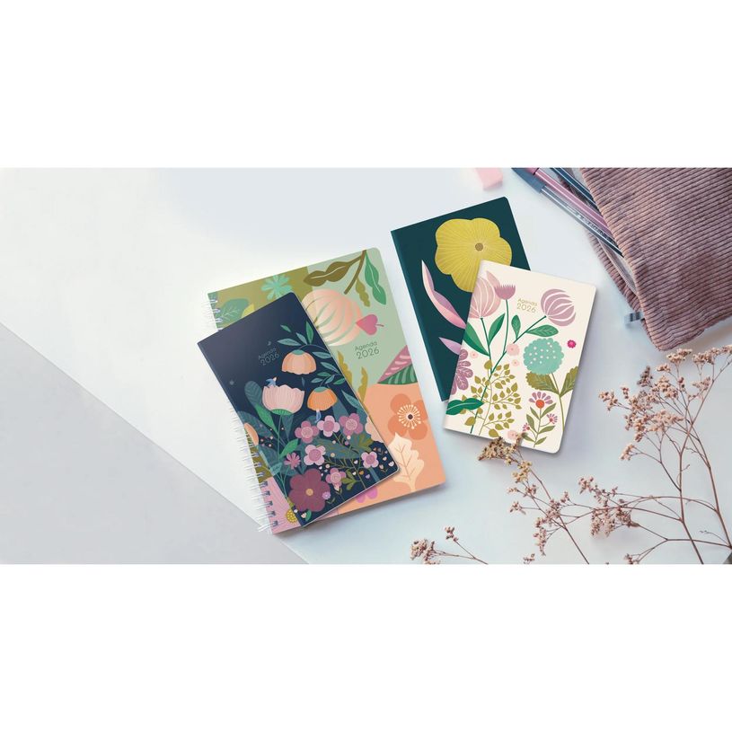 3660942078023-Agenda de poche Mini Labo - 1 semaine sur 2 pages - 9 x 17,5 cm - bleu - Exacompta--6