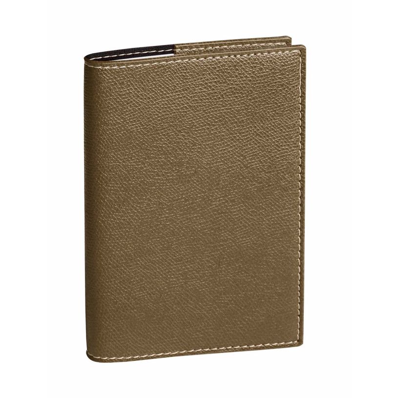 3371010491223-Agenda Club Ministre avec répertoire - 1 semaine sur 2 pages - 16 x 24 cm - bronze - Quo Vadis--0