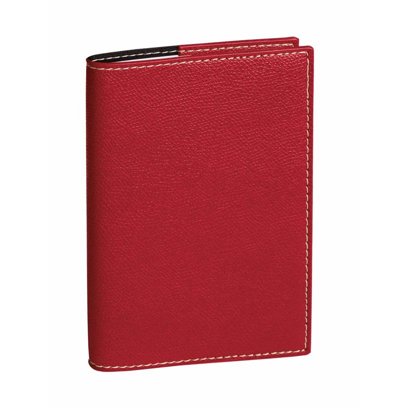 3371010348848-Agenda Club Plain avec répertoire - 1 mois sur 1 page - 10 x 15 cm - rouge - Quo Vadis--0