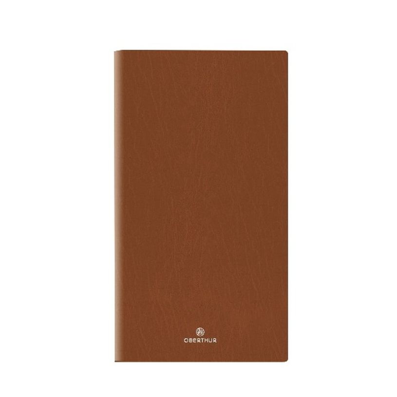 3664447133041-Agenda de poche Odessa - 1 semaine sur 2 pages - 9,5 x 17,5 cm - marron - Oberthur-P_405120356_1-0