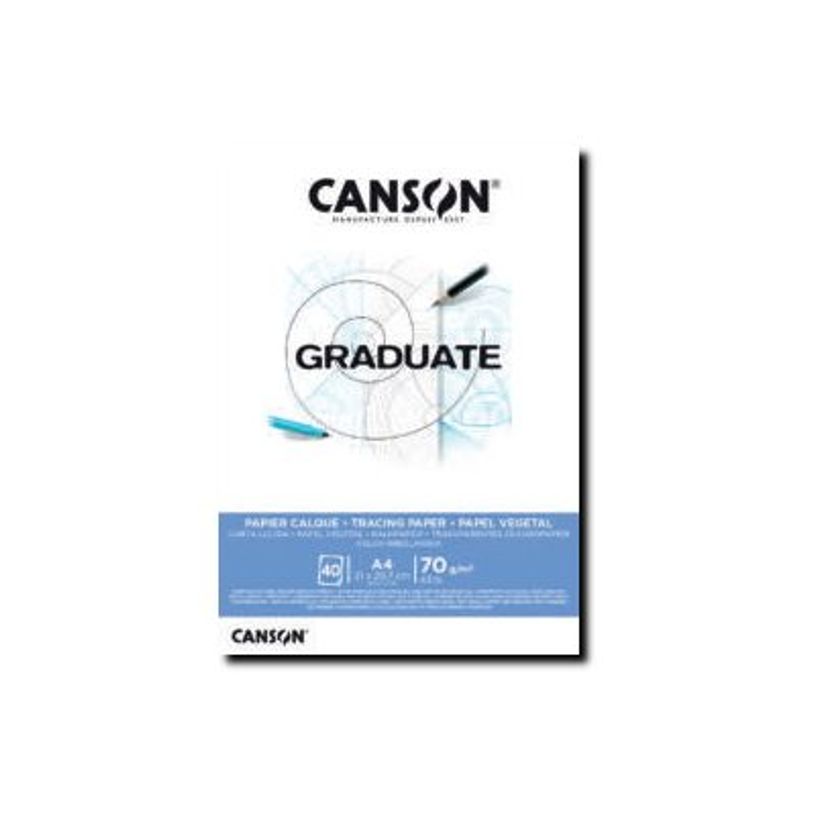 3148950060464-Canson Graduate Tracing - Bloc papier calque - A4 - 70 gr-P_405121852_1-0