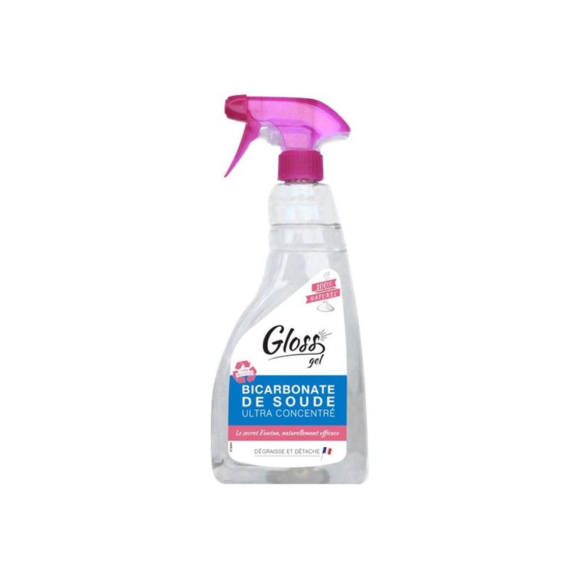 3172358351602-Gloss - Bicarbonate de Soude dégraissant/détartrant /nettoyant - vaporisateur 750 ml-P_405122398_1-0
