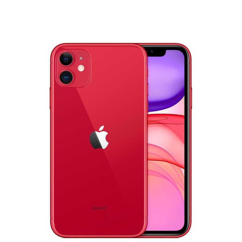 3701083037866-Apple iphone 11 - Smartphone reconditionné grade C (Etat correct) - 4G - 64 Go - rouge-P_405122843_2-0