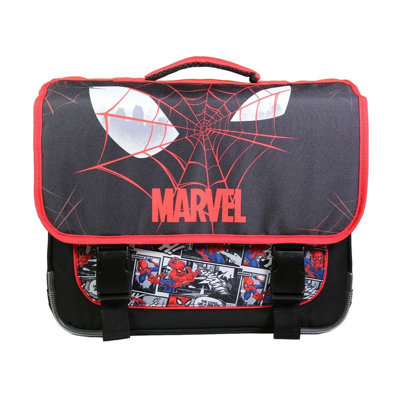 3666311013053-Cartable Spiderman 38 cm - 2 compartiments - noir - Bagtrotter-P_405128851_1-0